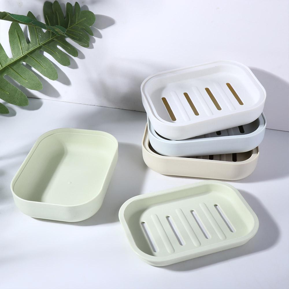 

Sponge Tray Bathroom Accessories Kitchen Travel Hiking Soap Case Soap Dish Soap Box Drain Rack білий
