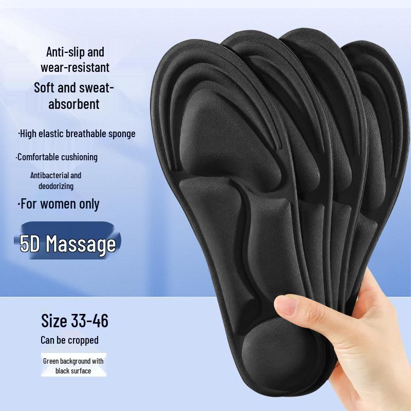 5D Rebound Unisex Insole - Comfortable, Breathable, and Anti-Fatigue for All Seasons