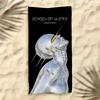 Artist Hajime Sorayama Towel Polyester Beach Towel Quick Dry Sand Free Bath Towel for Summer Pool Travel Vacation