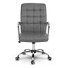 Benton Gray Leather Office Chair