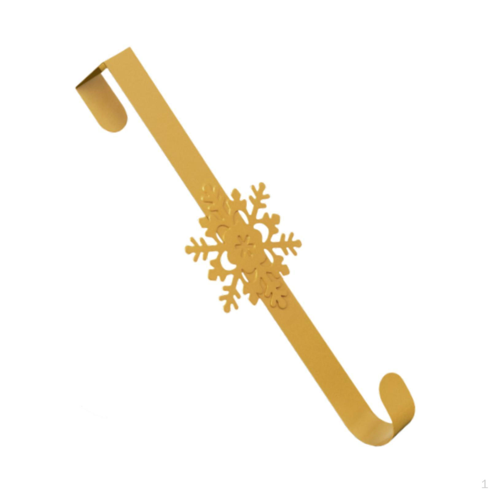 

Wreath Holder over The Door Hook Hanger for Home Porch Indoor Outdoor золотой