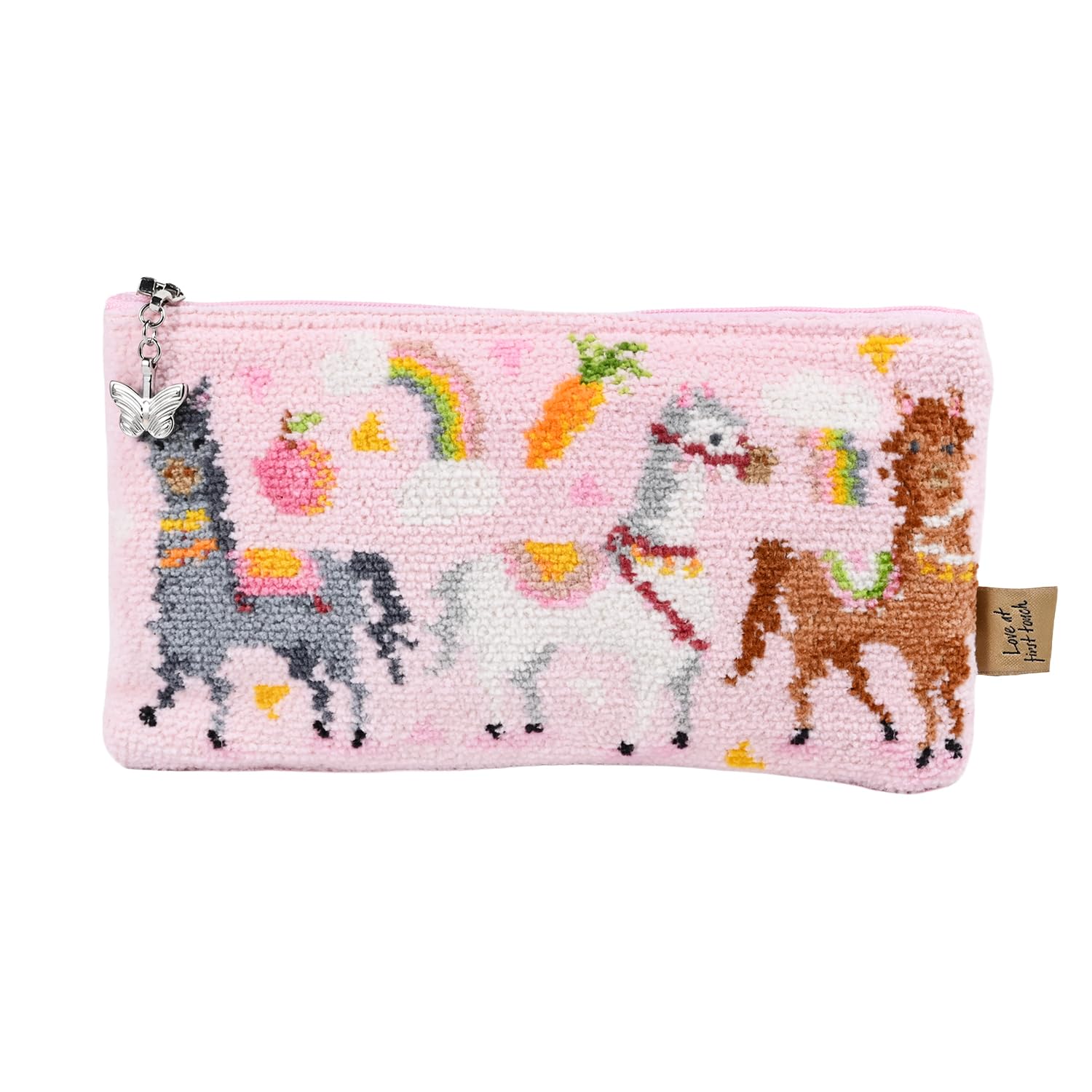 FEILER Women s Los Caballos Horse Cosmetic Pouch, Pink [Used]