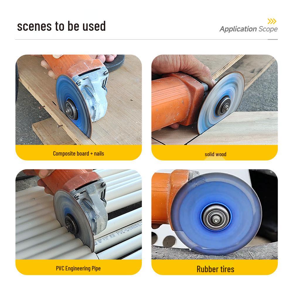 Dedicated Angle Grinder Cutting Disc for Wood, Aluminum, and PVC