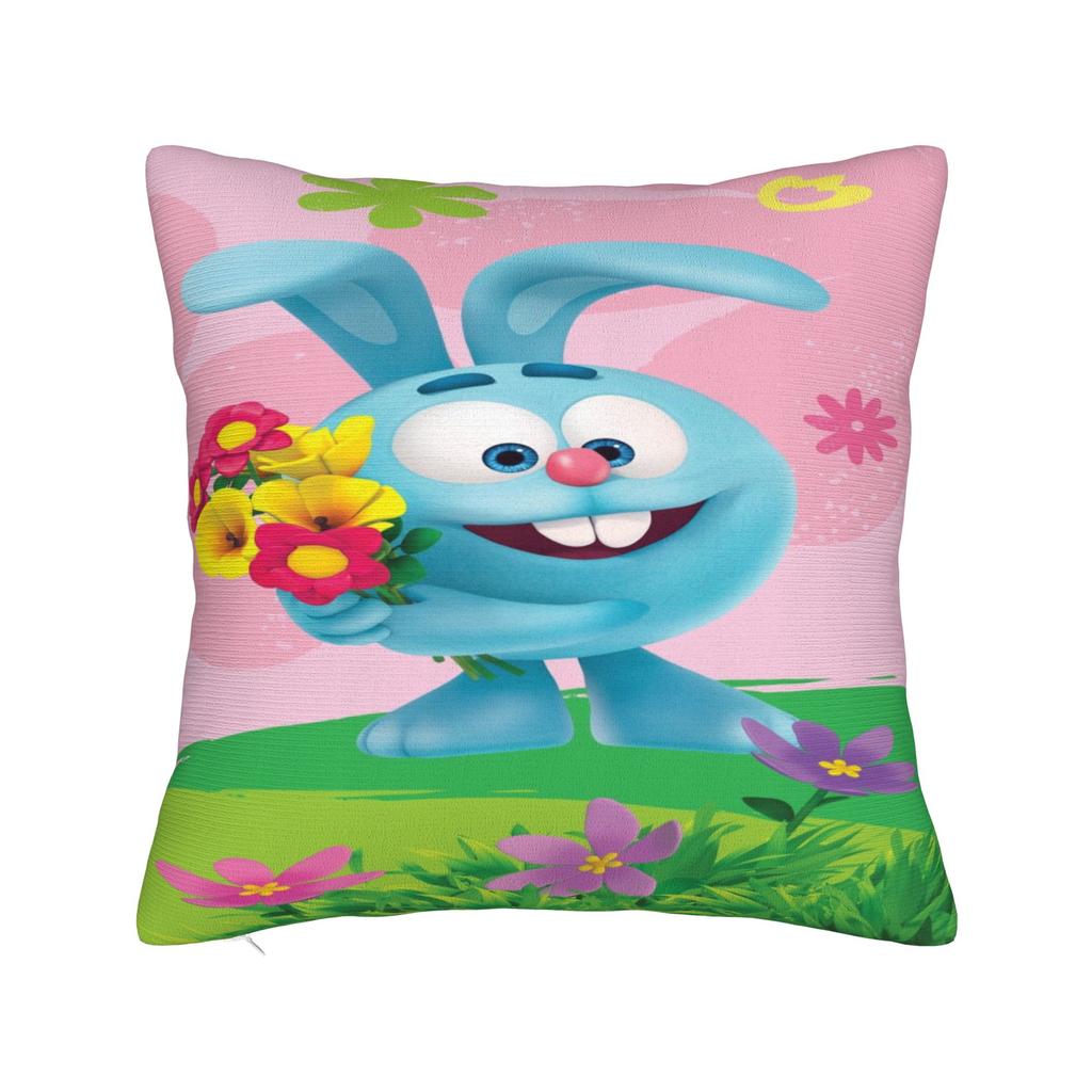 KikoRiki Animation Cartoon Pillowcase Merch Printed Cushion Cover Throw Pillow Cover Home Decor Square Multiple Sizes