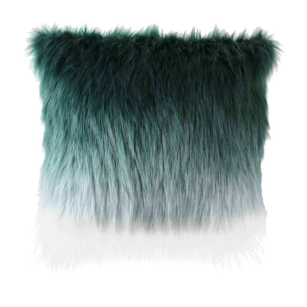 Les Trésors De Lily [R1083] - Coussin créateur 'Scarlett' vert (dégradé) - 45 cm