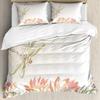 Dragonfly Printed Duvet Set Insect Animal Bedding Set For Bedroom Room Decoration Kit