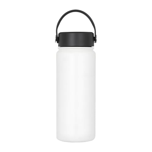 MYEEDA 500ml Stainless Steel Thermos Mug, Easy To Clean, Coffee Water Bottle, Stylish, Lightweight, Sports, with Handle, Insulated Water Bottle, Styli