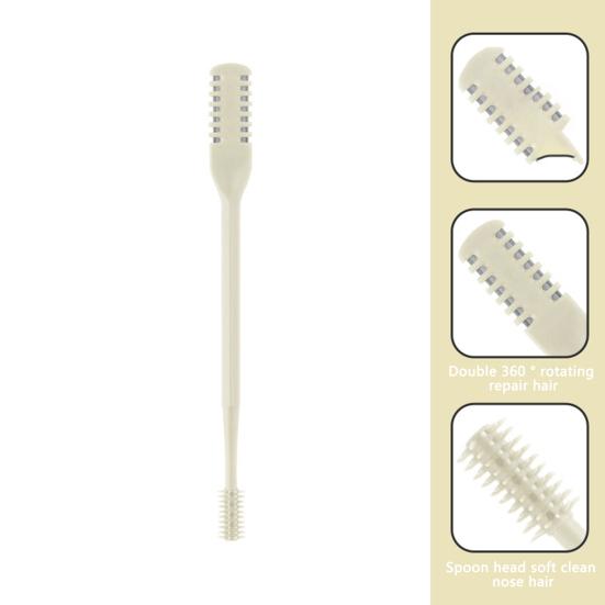Nose Hair Trimmer 360 Degree Rotating Double-Head Portable Sharp Manual Men Women Nose Hair Removal Tool Beauty Supplies