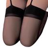 Sexy Black Lace Over-the-Knee Suspender Stockings: Ultra-Thin and Anti-Laddering Design for Women