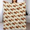 BLT Sandwich Pattern Throw Blanket Soft Warm Blanket Gift for Grandparents
