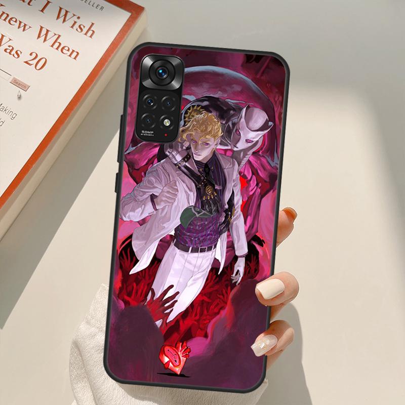 Killer Queen Yoshikage Kira Jojo For Redmi 10A 10C 9A 9C 9T K40 K50 Gaming Phone Case For Redmi Note 11S 10S 9S 9 10 11 Pro