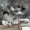 Custom Made Wallpaper Home Improvement Decor 3d Wallpaper For Walls Abstract Art Black And White Feather Mural For Living Room