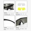 Tactical Goggles CS Airsoft Windproof Shooting Glasses HD 3 Lens Motocross Motorcycle Mountaineering Safe Glasses