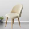 Anti-slip Low Back Duckbill Dining Chair Cover Backrest Protector  for Home Hotel Decoration