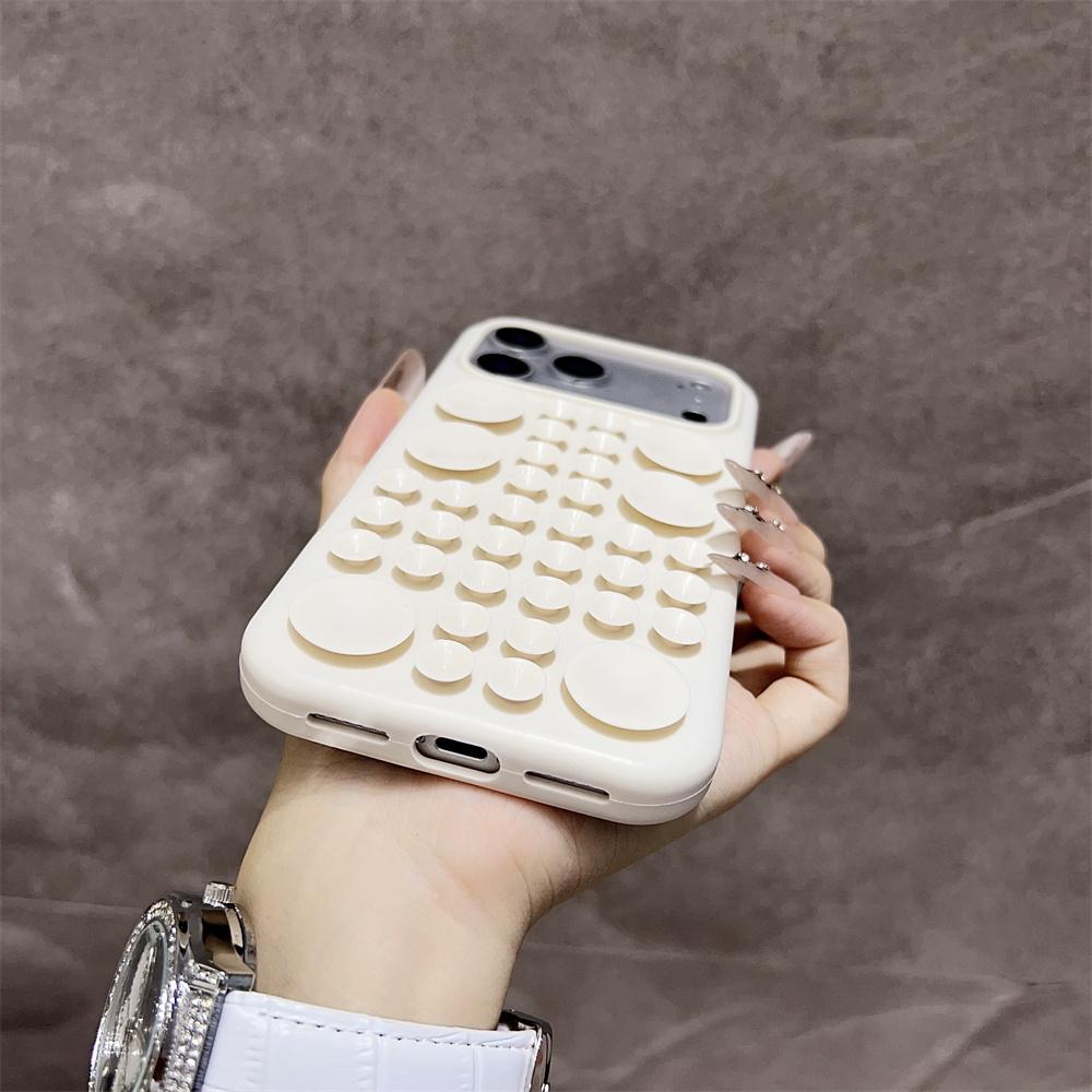 Nárazuvzdorný kruhový silikonový kryt na telefon se sací podložkou pro iPhone 17 Pro Max 16Pro 15 14 Air Silná adsorpce Víceúčelový kryt