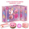 8dílná krabička s maltózovými squishy hračkami na odbourání stresu, pomalu se vracející uklidňující hračka pro děti i dospělé, úleva od úzkosti, kreativní dárek, hra na kancelářský stůl