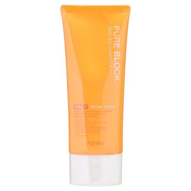 A PIEU - Pure Block Natural Daily Sun Cream EX EX - 100ml (SPF50)