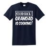 Stand back grandad is cooking tshirt mens funny novelty fathers day bbq tee top