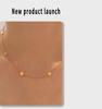 Elegant European & American Ins Style Small Flower Clavicle Necklace, 18K Gold-Plated Titanium Steel, Niche Design for Women