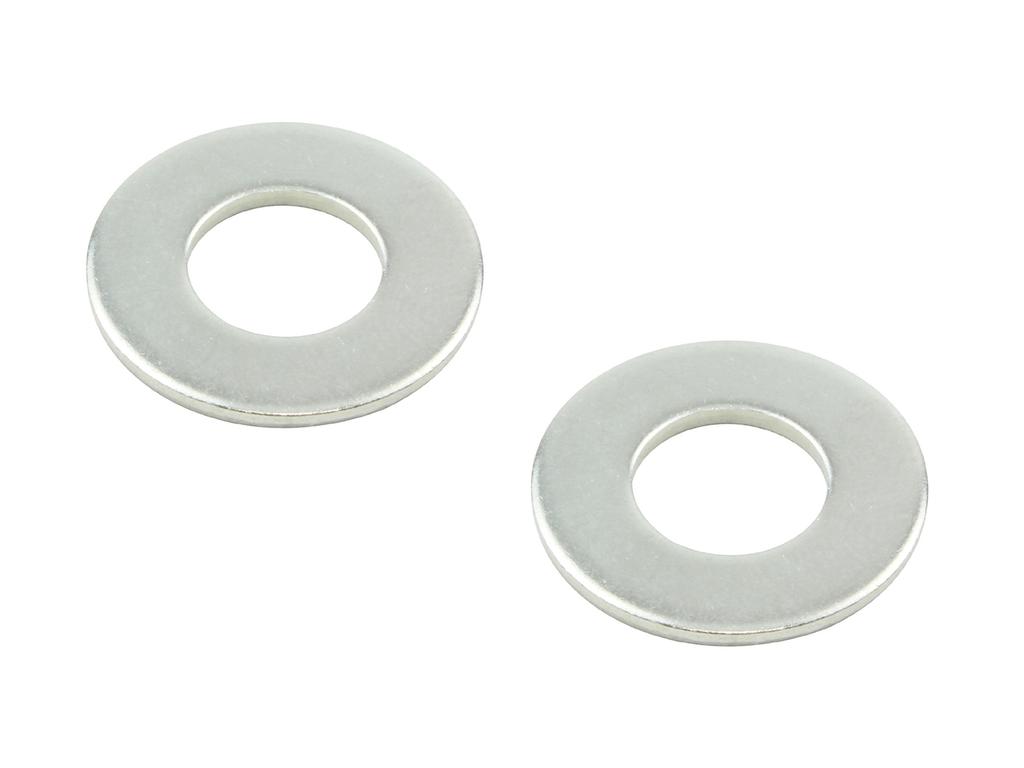 POSH FAITH Motorcycle Supplies Flat Washer Stainless Steel 2 Pieces