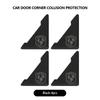 NGB5   For Abarth 4Pcs Car Door Corner Cover Anti-Scratch Protection Sticker Auto Accessories FIAT 500 FR Doblo Siena Tipo Stilo UNO