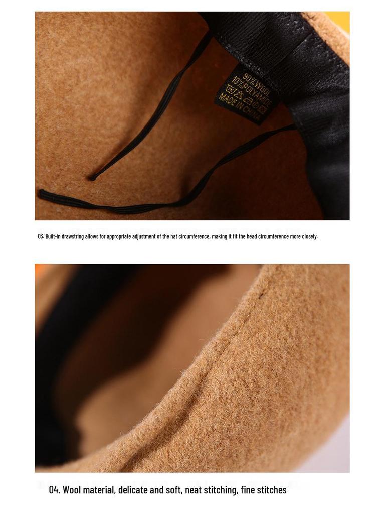 Шерстяной берет унисекс: Теплая осенне-зимняя ретро кепка художника