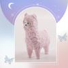 Manual Alpaca Decorations Cute Toy Statue Wood Crafts Waterproof Reusable Funny Cartoon Sculpture for Living Room Bedroom