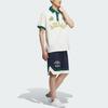 Adidas Originals Disney Dumbo Sportswear Embroidered Logo Colorblock Polo Shirt Unisex Tops White IN1075