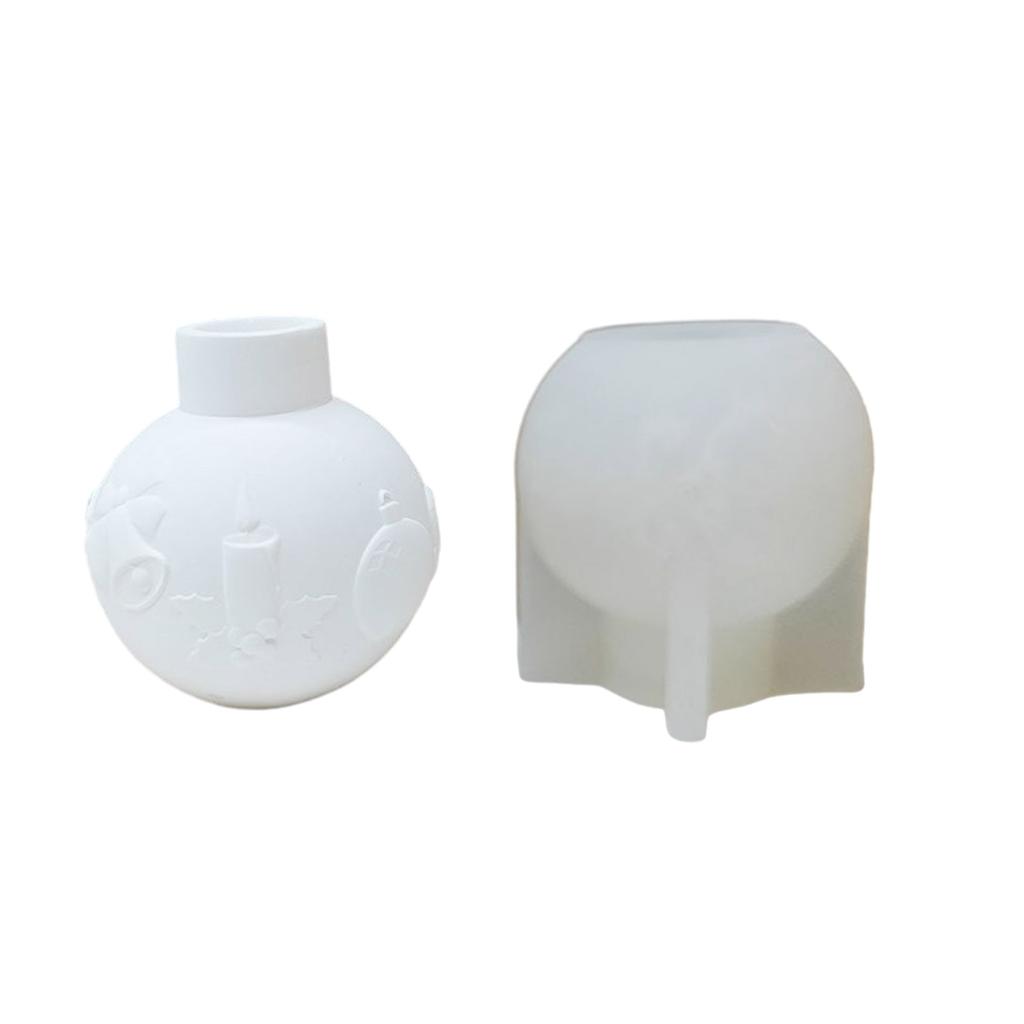 Modna, wytrzymała silikonowa forma, przenośne akcesorium do kulistych świeczników, łatwa w użyciu, wiele rozmiarów, do codziennego użytku