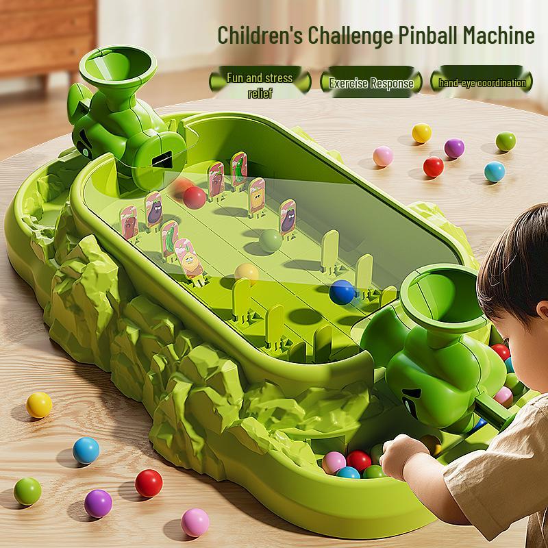 Kids' Pinball Battle Game: Interactive Educational Desktop Toy for Parent-Child Play and Attention Training