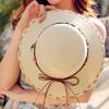 Straw Hat Women's Summer Beach Hat Foldable Sun Hat Versatile Travel Vacation Sun Hat