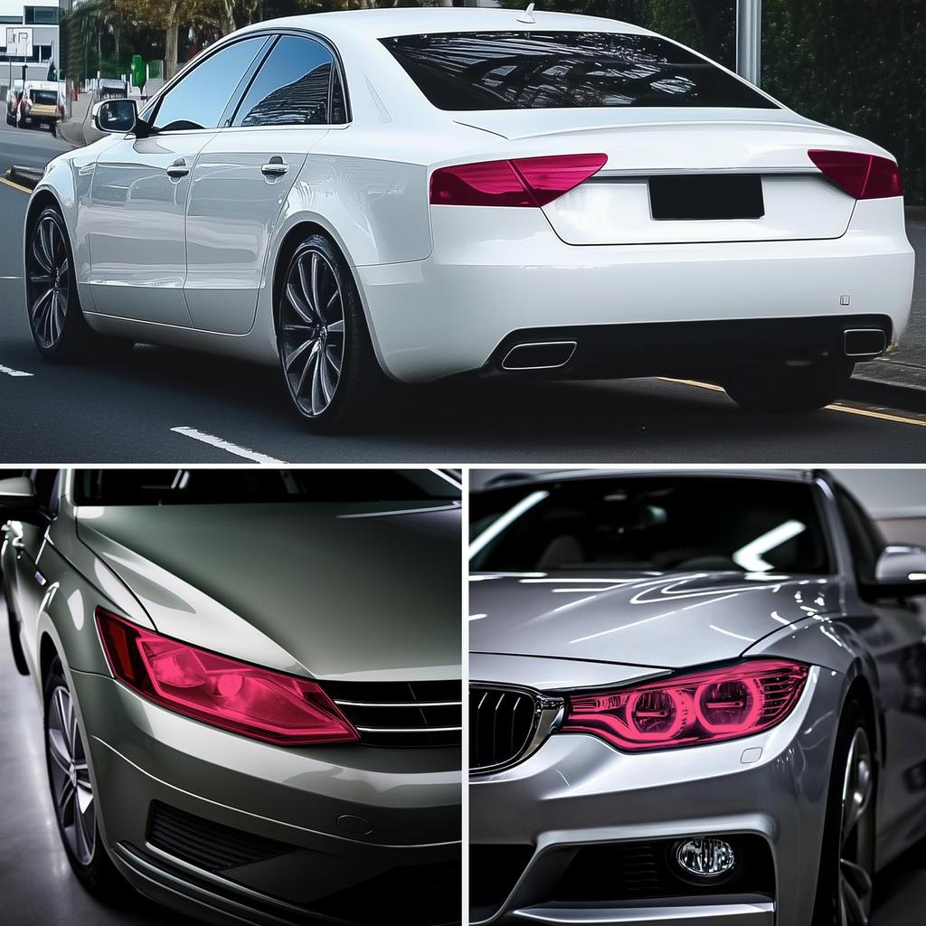 Headlight Tint - High Transparency Self Adhesive Headlight Tint Film & Tail Light Tint,