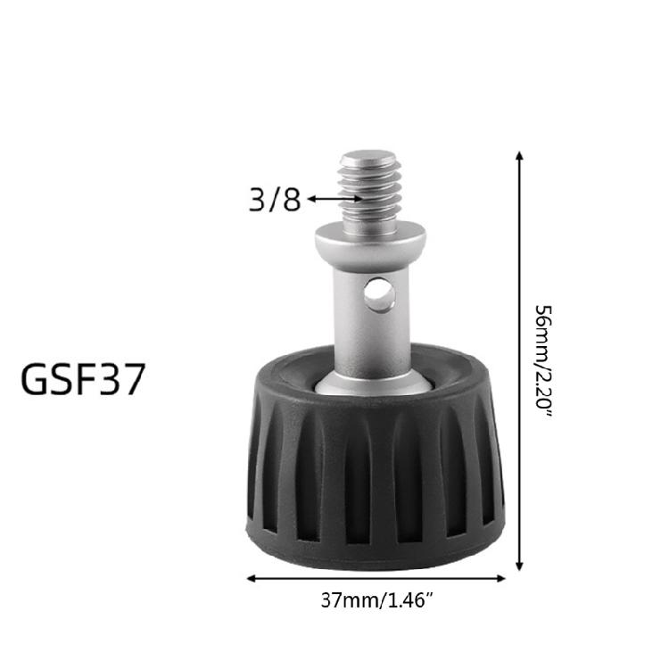 Rubber Tripod Foot 34/37/50/68mm Universal Tripod Foot Pad 360 Degree Rotating