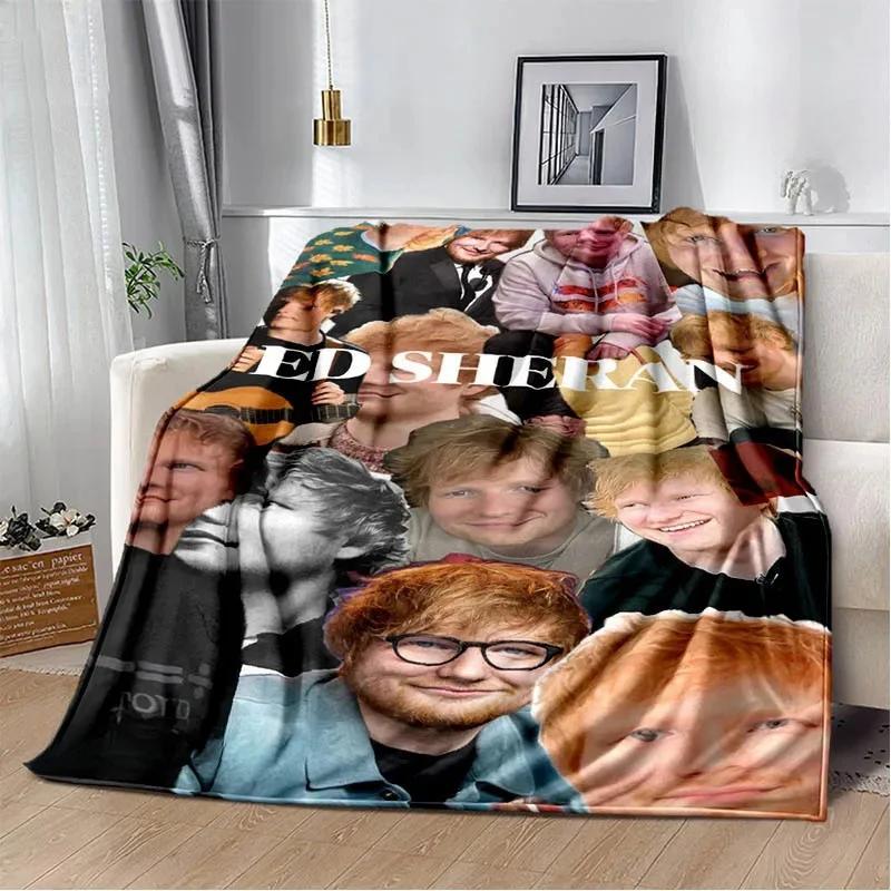 Singer Ed Sheeran printed blanket Warm Flannel blankets Soft and comfortable blanket bed linings blankets for beds Birthday Gift