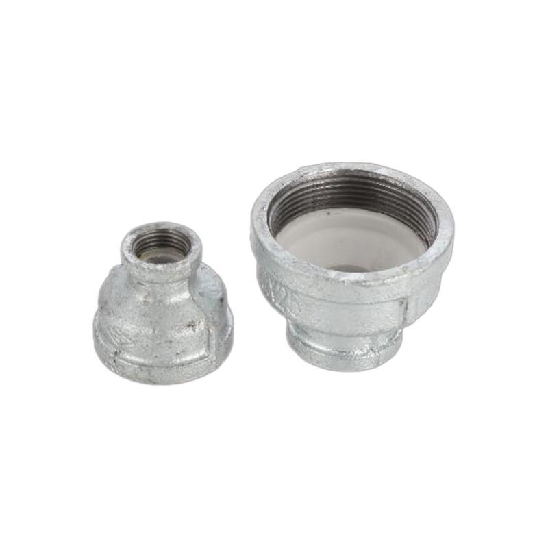 Galvanized Threaded Plastic-Lined Reducing Coupling
