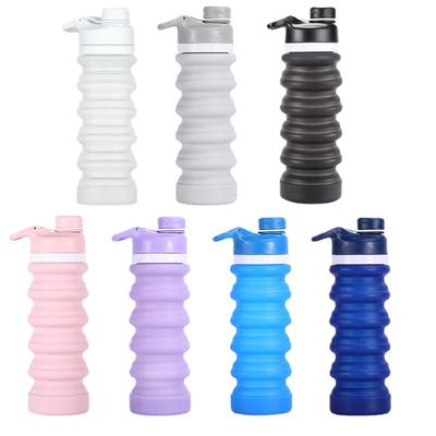 Outdoor Sports Silicone Water Bottle Portable Travel Large Capacity Water Bottle Telescopic Folding Cup Creative Gift Cup