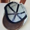 Retro Cowboy Beret Y2k Painter Cap Vintage Denim Beret  Men and Women