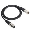 1m/3.3ft Microphone Cable 3Pin XLR Male to 3Pin XLR Female Male to Female Cable  for Speakers