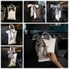 Silk Ribbon Bowknot Bowknot Car Tissue Box Auto Hanging Paper Towel Bag Cover  Car Interior Decor