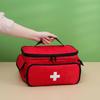 Portable Medical Organizer - Compact First Aid Kit Bag for Car, Home& Travel | Waterproof Medicine Storage with Zipper Pockets