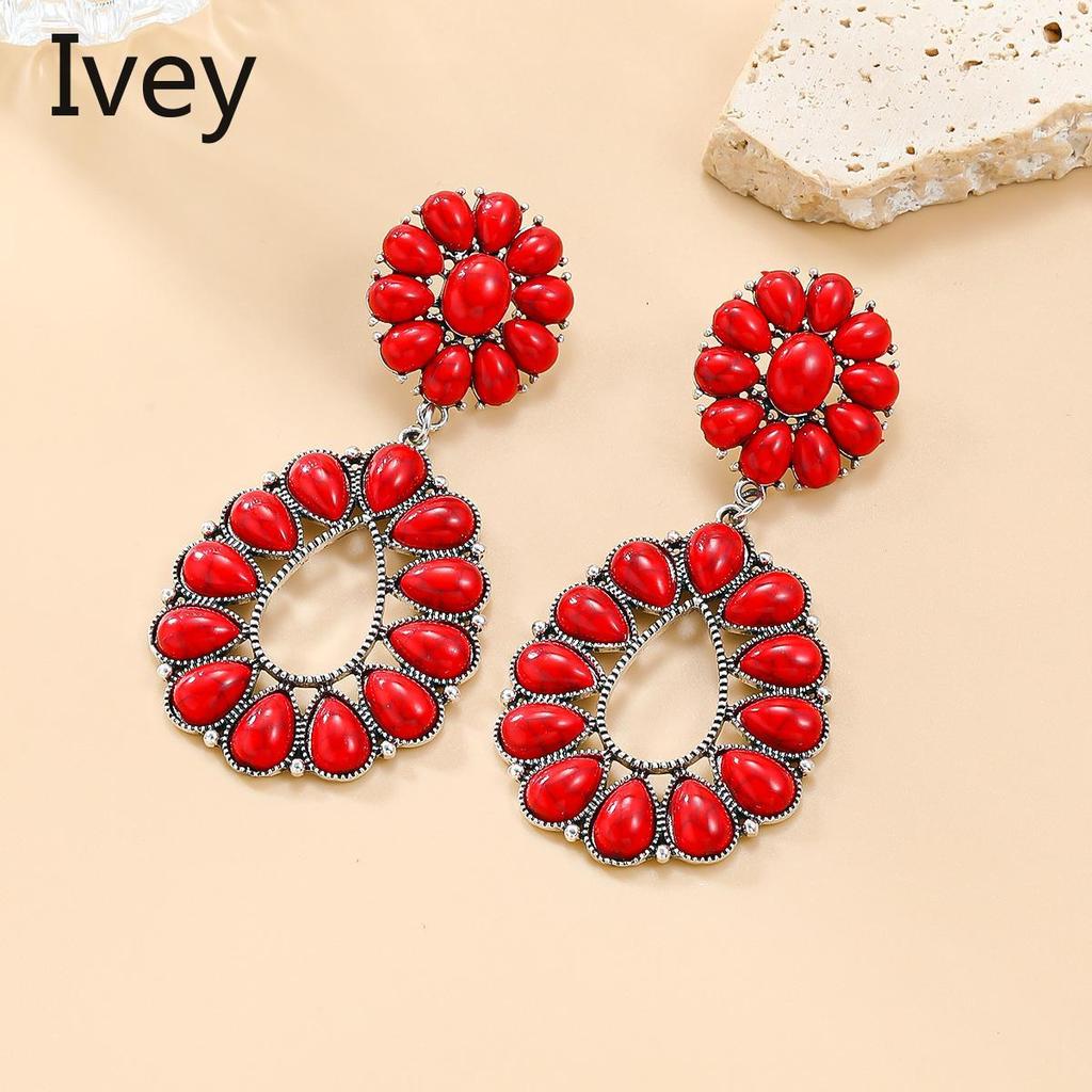 Women's Fashion Flower Earrings Ivey