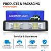Auxiliary Light Practical One-line Single Row Car Supplies Off-road Vehicle Light Portable 16 Bead Car Accessories Work Light