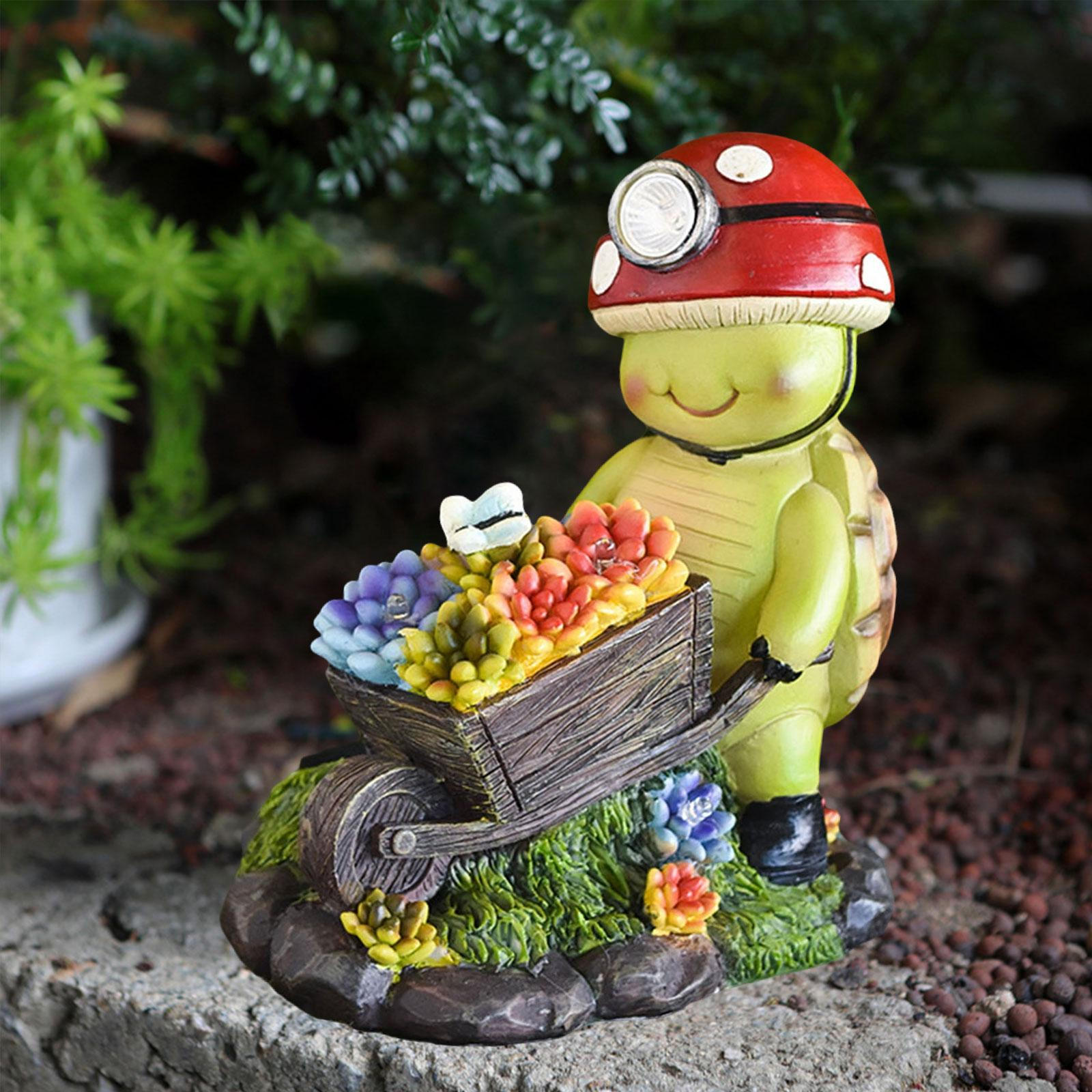 

Садовая статуэтка животного, симпатичная фигурка здания, коллекционное украшение, декор Turtle Shape