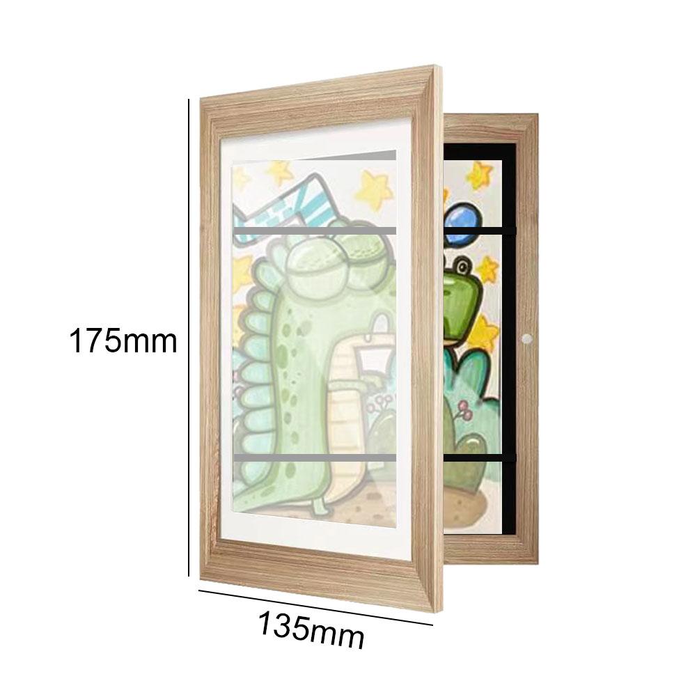 Kids Artwork Picture Frame Front Opening Wall Display Artwork Frame Artwork Display Storage Frames for Schoolwork Home Or Office