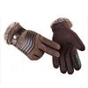 Winterhandschuhe für Herren, Touchscreen, warme Freizeithandschuhe, Fäustlinge für Herren, Outdoor-Sport, Vollfinger-Einfarbig
