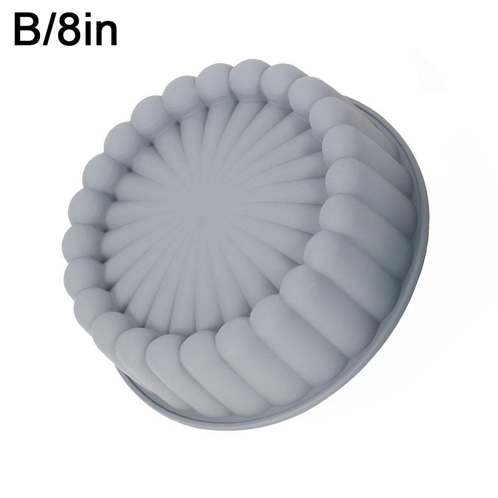 Silicone Cake Mold Round Cake Pan Non-stick Cake Mold Cake Mold Baking Pans For Wedding Birthday Party DIY Baking Tools