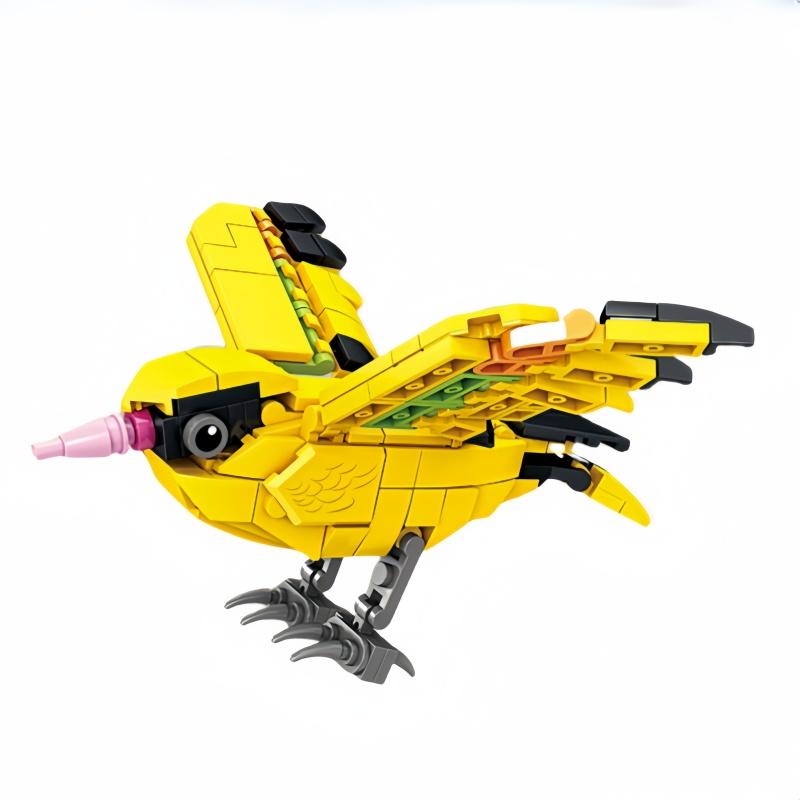 KNEW BUILT Night Heron Bird Kingdom Building Block Toys-Meet Kids' Cognitive NeedsFun PlaytimeEasy AssemblyIdeal Holiday Gift