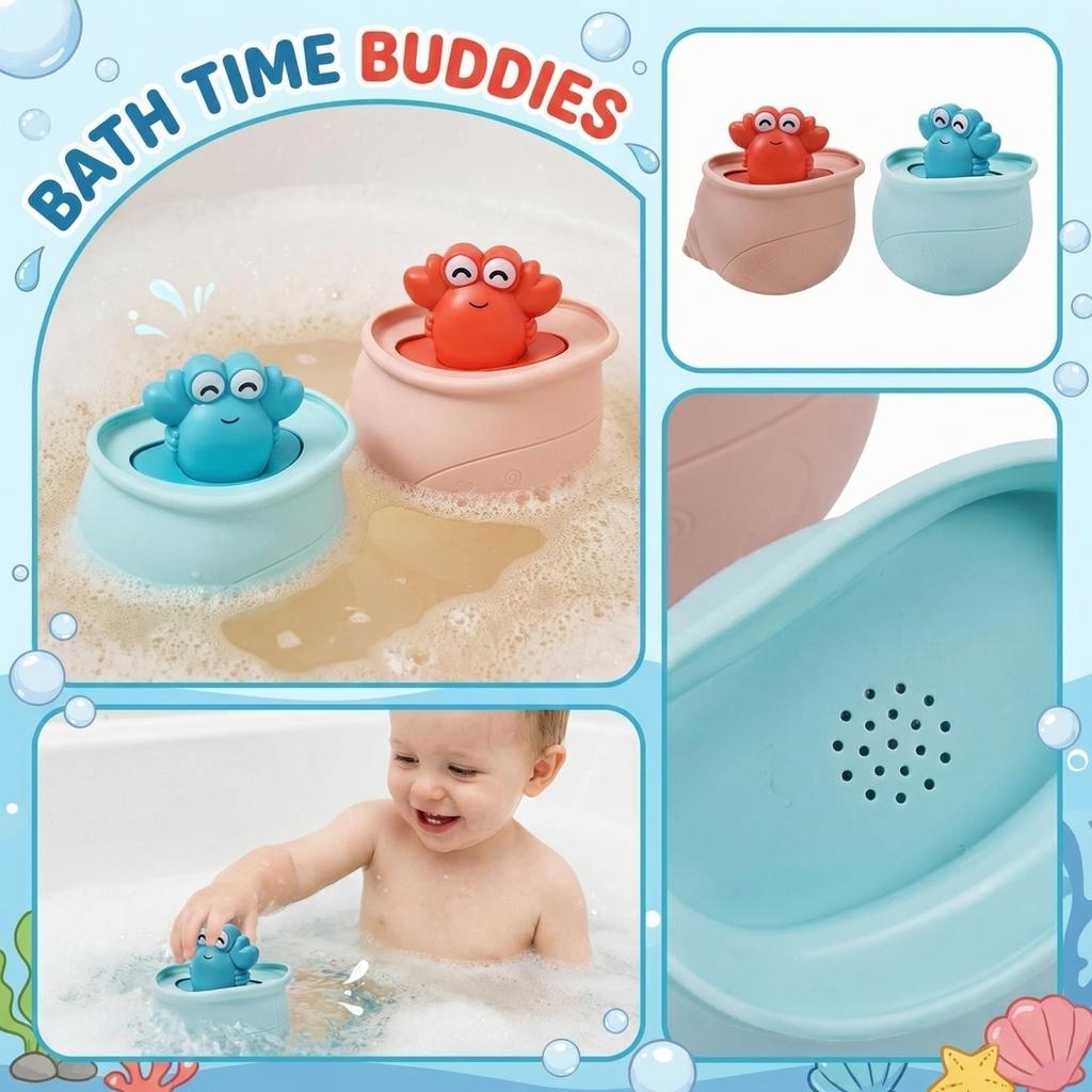 Bath Toys, Bathtub Toys, Swimming Pool Floating Interactive Bath Toys