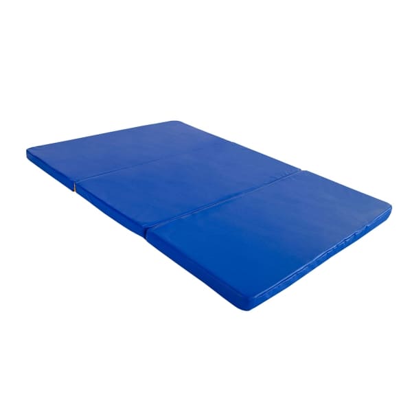 Gymnastic Mat Gamma 150x100x5 Three-part - Blue/yellow