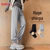 Baleno Women's Thickened Lambswool Lined Jogger Pants
